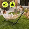 Garten-Hängematte mit Gestell, freistehend, Stahlgestell Produktbild-Vorschau 5
