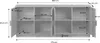 sweeek - Exotisches Sideboard mit 4 Türen in Produktbild-Vorschau 6