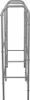 A silver-colored metal rack for storing crates. Produktbild-Vorschau