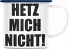 Trendation - Trendation - Hetz Mich Nicht Emaille Tasse Produktbild-Vorschau 1