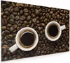 Küchenrückwand Spritzschutz Glas mit Motiv Kaffeebohnen und Produktbild-Vorschau 1