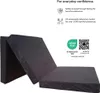 A folded mattress is shown, with text and certifications to the right. Anteprima dell’immagine prodotto