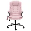 masážne kancelárske kreslo vidaXL Pink Velvet Náhľad obrázku produktu 1