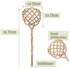 BigDean Teppichklopfer handgefertigt aus Rattan – stabil & Produktbild-Vorschau 5
