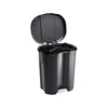 Collecteur de déchets à pédale TRIO 1x10/2x15l L420xH585mm Voir les images du produit 1