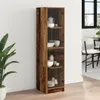 vidaXL Komoda z drewna postarzanego 35 x 37 x 142 cm z płyt Podgląd zdjęcia produktu 4