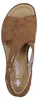 Rieker Damen Sandalette mit Kreuzbandage Plateau und Produktbild-Vorschau 3