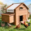 zooprinz Hühnerstall Happyfarm XXL Massivholz 2 Nistkästen Produktbild-Vorschau 1