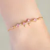 Frauen Armband Bogen Herz Blume Form Zirkonia Einstellbare Produktbild-Vorschau 4