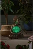 Zahradní dekorace Buddha Globe Solaire, popraskané sklo 12 Náhled obrázku produktu 1