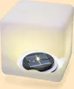 A cube-shaped solar light with a solar panel visible on the bottom. Produktbild-Vorschau