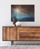 Leinwandbild Kunst 50 x 70 cm - Wandbild Blau - Keilrahmen Produktbild-Vorschau 3