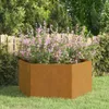 vidaXL Sadzarka Rusty 90x90x45 cm stal kortenowska Podgląd zdjęcia produktu 7