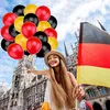 100 Stück Gelb Rot Schwarz Luftballons 10 Zoll Deutschland Produktbild-Vorschau 6