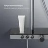EMKE Système de douche avec thermostat tablette en verre Voir les images du produit 6