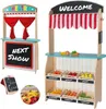 Jouéco Holzspielzeug Theater und Laden mit Zubehör - 2 in 1 Produktbild-Vorschau 4