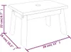 vidaXL Tritthocker 38x26x22 cm Massivholz Akazie Produktbild-Vorschau 8