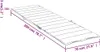 vidaXL Cuscino per sdraio Beige 200x70x3 cm Tessuto Oxford Anteprima dell’immagine prodotto 9
