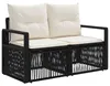 Gartensofa-set 10 pcs Schwarz Poly-Rattan Produktbild-Vorschau 6