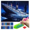 ARTULIO Diamond Painting Set Titanic Meer Boot - 5D Diamant Produktbild-Vorschau 1