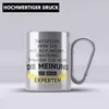 Trendation - Lustige BüroEdelstahl Tasse Karabiner Produktbild-Vorschau 2