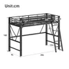 Merax Etagenbett Hochbett 90x200 cm, Metall Kinderhochbett Produktbild-Vorschau 4