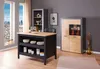 Helina buffet îlot de cuisine, 2 tablettes Voir les images du produit 5