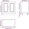 vidaXL Spülenunterschrank Kalmar Artisan-Eiche 80x46x81,5 Produktbild-Vorschau 8