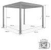 sweeek - Bioklimatische Pergola mit Lamellendach Palace Produktbild-Vorschau 7
