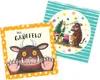 Two illustrated items related to "Der Grüffelo" are shown, one is a book cover and the other is a party decoration with characters. Produktbild-Vorschau
