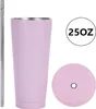 Tasse en acier inoxydable de 750 ml avec paille et Voir les images du produit 1