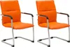 CLP 2er Set Freischwinger Seattle Kunstlederbezug mit Produktbild-Vorschau 4