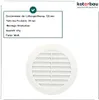 KOTARBAU® Lüftungsgitter 125 mm Rund Flansch Weiß Belüftung Produktbild-Vorschau 7