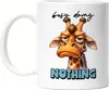 Busy doing nothing Tasse Weiß lustiger Spruch Busy Doing Produktbild-Vorschau 1