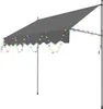 Aopunly Klemmmarkise mit LED 250x120cm Markise Produktbild-Vorschau 1