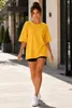 Reichstadt Damen Oversized T-Shirt 24RSW058 Yellow L Produktbild-Vorschau 11