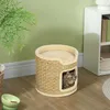 PawHut Kratztonne, 37 cm Hoch Katzentonne, Katzenhöhle mit Produktbild-Vorschau 2