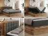 MKS MEBLE Boxspringbett 200x200 mit Bettkasten Eiche, Produktbild-Vorschau 2
