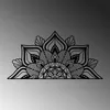 Wallity, Mandala-S-1, Wanddeko, Schwarz, Metall, 118 x 59 x Produktbild-Vorschau 7