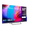 A 32-inch Smart Tech HD television with Google TV features displayed on its screen. Produktbild-Vorschau