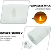 Lot de 3/5 bougies LED sans flamme avec guirlandes Voir les images du produit 4