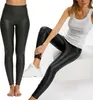 Leggings elasticizzati in ecopelle, taglia L-XL - Leggings Anteprima dell’immagine prodotto 7