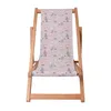 Dreamroots Chaise longue pliante pour enfants Bois, bois de Voir les images du produit 1