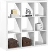 Raumteiler - Weiß - 112 x 112 cm - 9 Fächer Produktbild-Vorschau 1