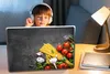 MuchoWow® Laptop Aufkleber Sticker Cover Nudeln - Kräuter - Produktbild-Vorschau 3