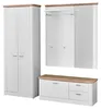 Garderobenpaneel - 125 x 134 cm - Nox Eiche Nachbildung - Produktbild-Vorschau 4