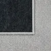 A close-up view of two different carpet textures, one dark gray and one light gray, with a white border separating them. Produktbild-Vorschau