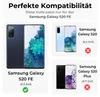 A marketing image showing compatibility of a phone case with different Samsung Galaxy models. Produktbild-Vorschau