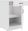 Unterschrank 50 cm Stilo Weiß Küchenzeile Vollauszug Produktbild-Vorschau 2