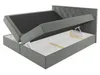 Bett Boxspring TIBOR – 140x200, beige + ER Topper Produktbild-Vorschau 2